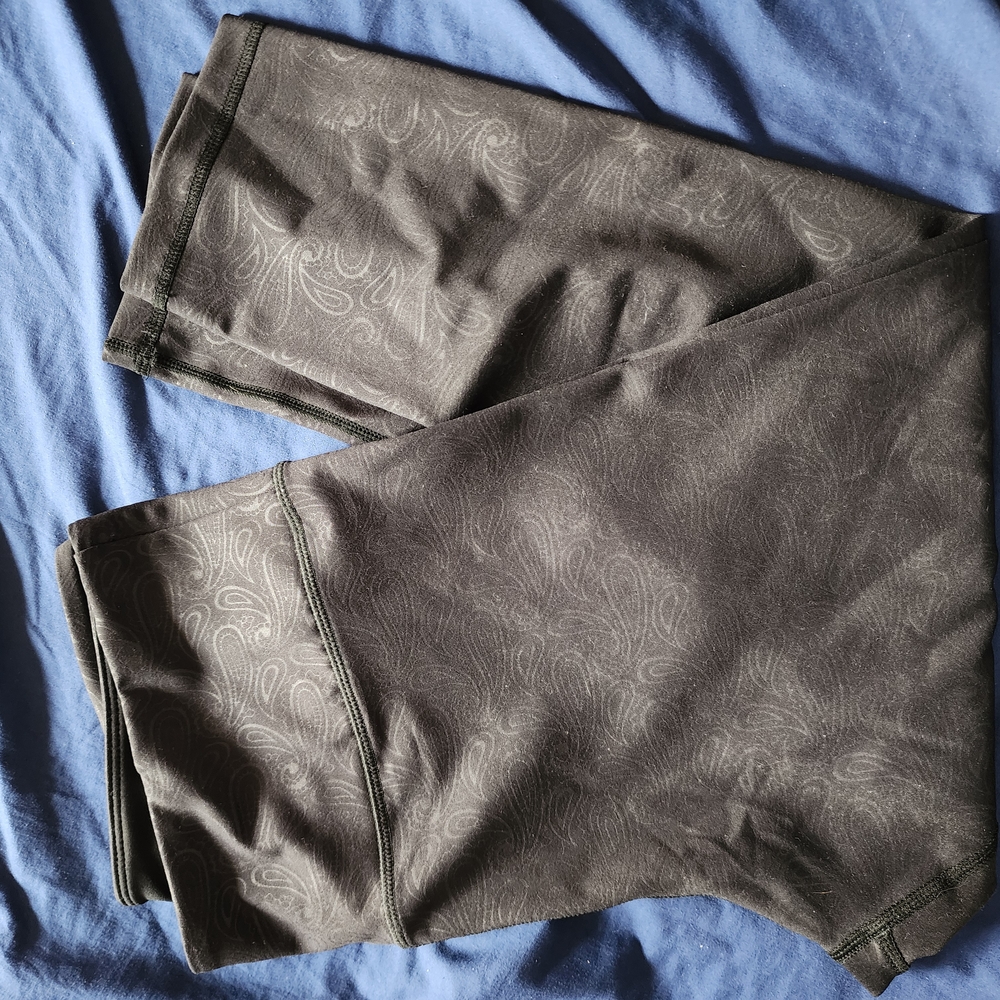 ZYIA Black Paisley Leggings